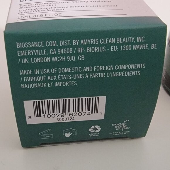 Biossance Squalane + Probiotic Gel Moisturizer 15ML - Picture 4 of 7